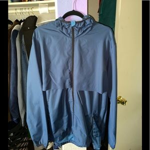 Blue Mens Champion Windbreaker